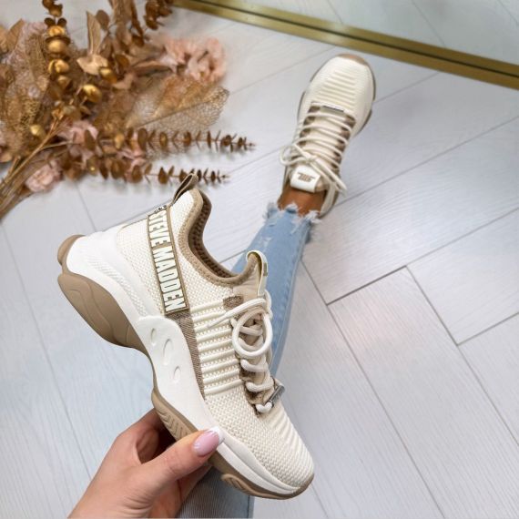 STEVE MADDEN MAC-E SNEAKER 0019 IRISH CREAM