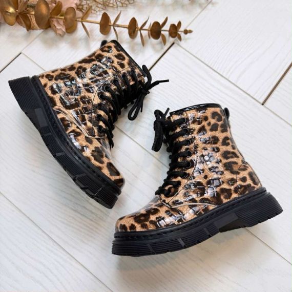 **KIDS** NOLA VETER BOOT 20318 LEOPARD