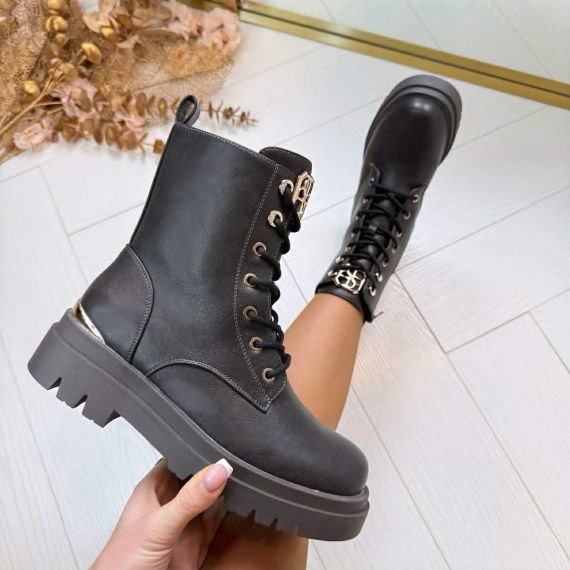 FANNY DETAIL BOOT XJ-952 GREY