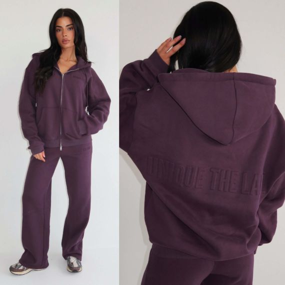 UNIQUE THE LABEL NYLA VEST DEEP BERRY