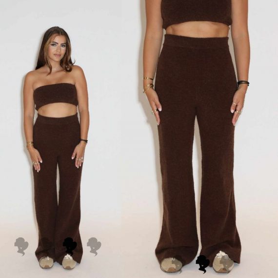 REINDERS WINNIE WOOL FLAIR PANTS W6212 CHESNUT CHOCOLATE