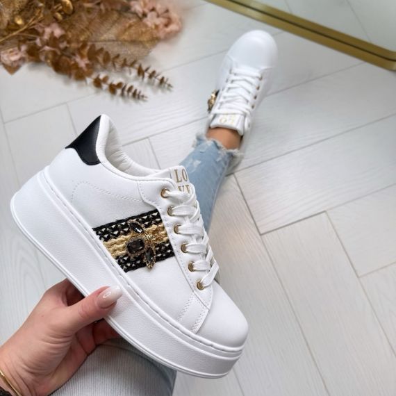 *SALE* BEE SPARKLE SNEAKER 9101 NOIR (BLACK) *WEBONLY*