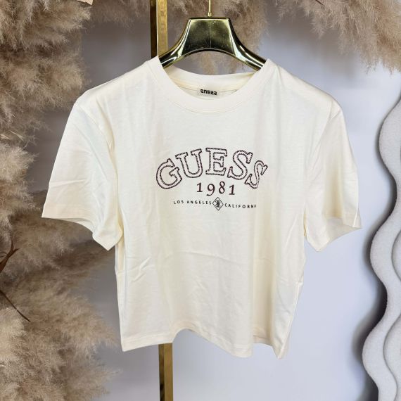 GUESS ARIANNE BOXY TEE V6GI04K2965 G047 BEIGE