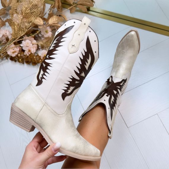 *SALE* BIRDY STAR COWBOY LAARS DES670 GOLD/BEIGE *WEBONLY*