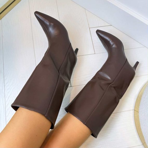 VERA LEATHER LOOK HAK LAARS CLS-602 BROWN