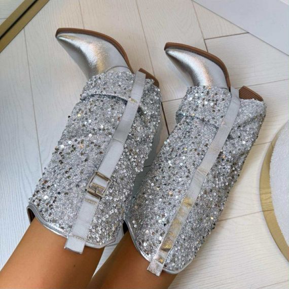 PAILLETTEN LAARS DES8085*GL* SILVER/GL