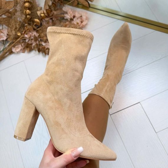 SUEDINE SOFT HEEL MVP314 BEIGE