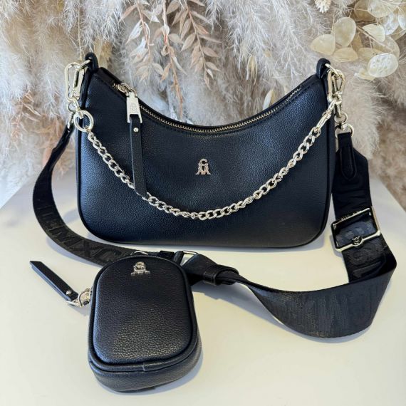 STEVE MADDEN BHABIT BAG 1828 BLACK/GOLD