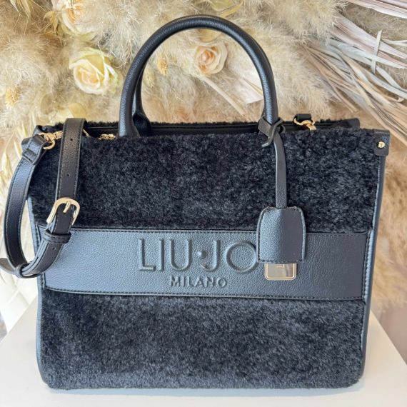 LIU JO RIDHI SHOPPING BAG AF5206 E0692 NERO