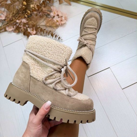 SAAR TEDDY BOOT 9680 KHAKI