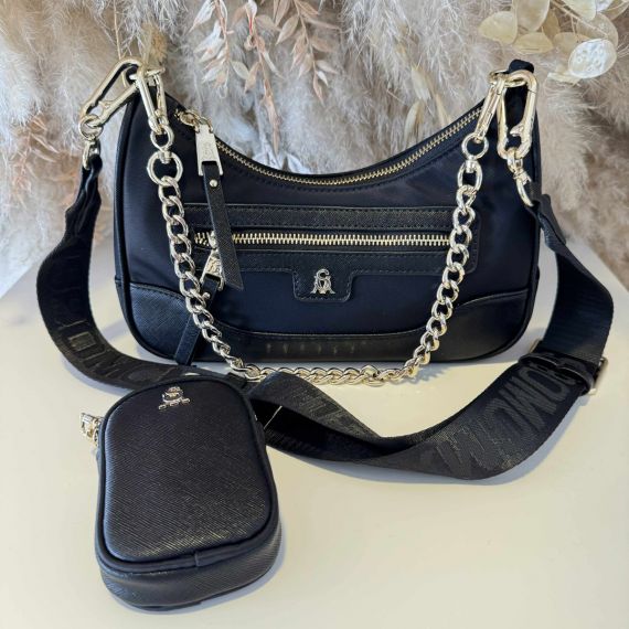STEVE MADDEN BGREED BAG 1829 BLACK/GOLD