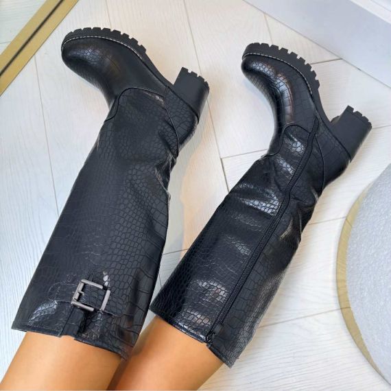 CROCO GESPY LAARS Y2299**A** BLACK