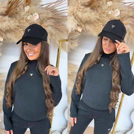 GUESS NOEMIE 4G BASEBALL CAP V4YZ01WG982 BLACK