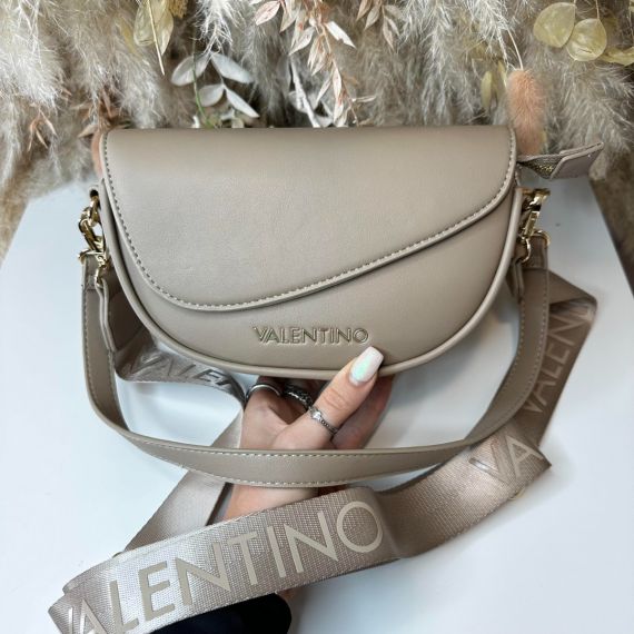 VALENTINO BAGS PIPER FLAP BAG VBS8DM09 BEIGE