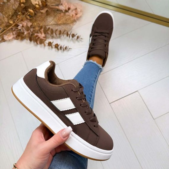STRIPS SNEAKER LX-330 BROWN