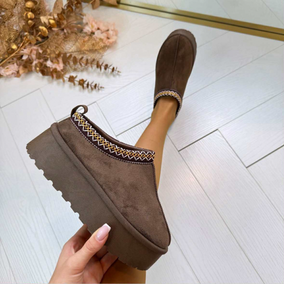 PRETTY INSTAP PANTOFFEL WL-008 BROWN