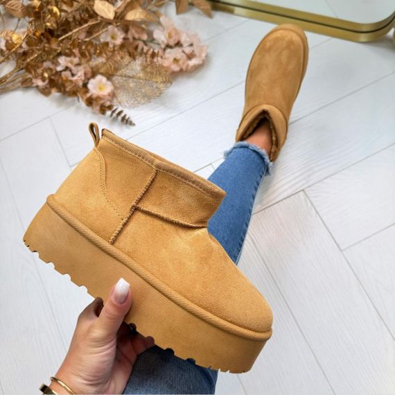 STYLE LOGO UGIE BOOT CAMEL