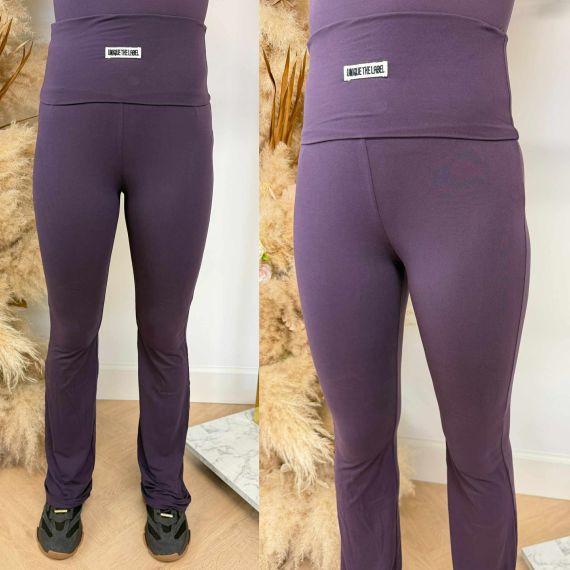 UNIQUE THE LABEL NENA PANTS DEEP BERRY