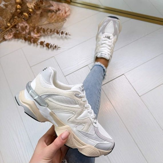 STEVE MADDEN SNEAKER SPEEDER 4077 WHITE MULTI