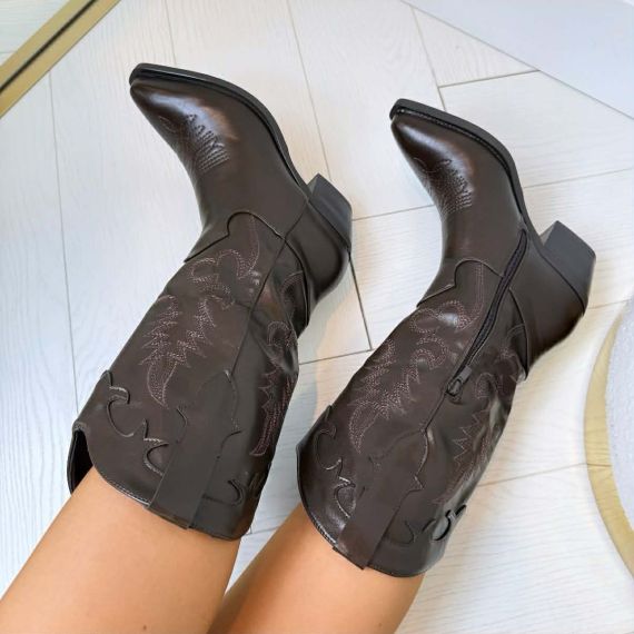 NELLY COWBOY BOOT 2559A BROWN