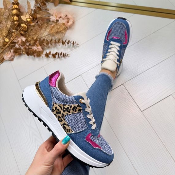 DINA SNEAKER 8-155 BLUE *WEBONLY*