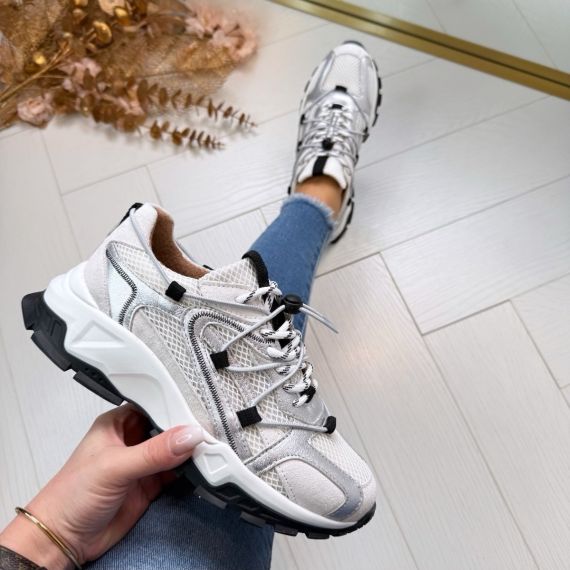 DWRS ISOLA SNEAKER B11443-02 GREY/SILVER