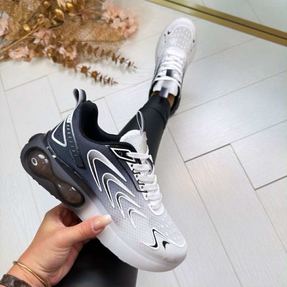 SPORTS SNEAKER 131-011 WHITE/BLACK