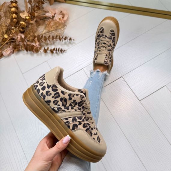 GEMMA SNEAKER LT33-28 LEOPARD