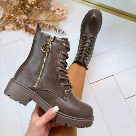 ZIP VALLY BOOT XJ-902 BROWN