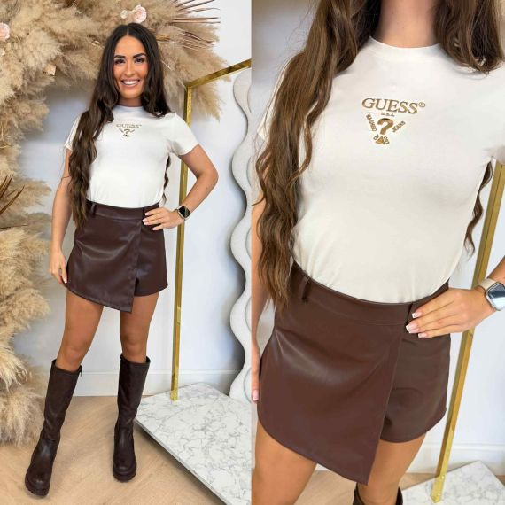 GUESS COLETTE TEE V4YI21KCDH1 D001 BEIGE