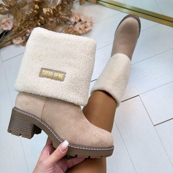 TEDDY OMSLAG BOOT LAARS A-963 BEIGE