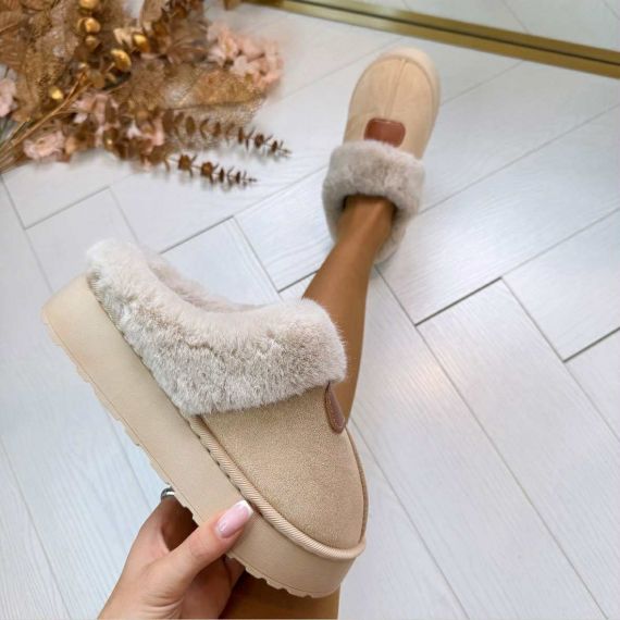 TESSA PANTOFFEL YY-170 BEIGE