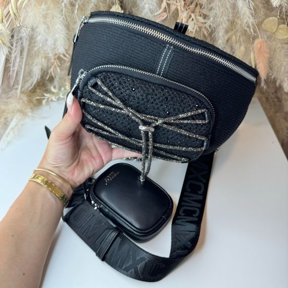 STEVE MADDEN BRAPID CROSSBODY BAG 1541 BLACK