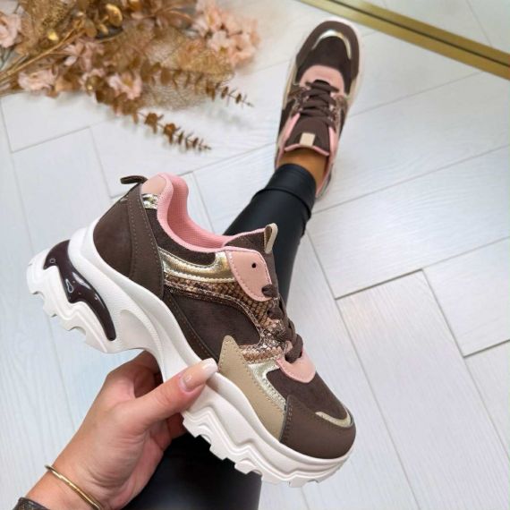 *SALE* LYANA SNEAKER C-3923 BROWN