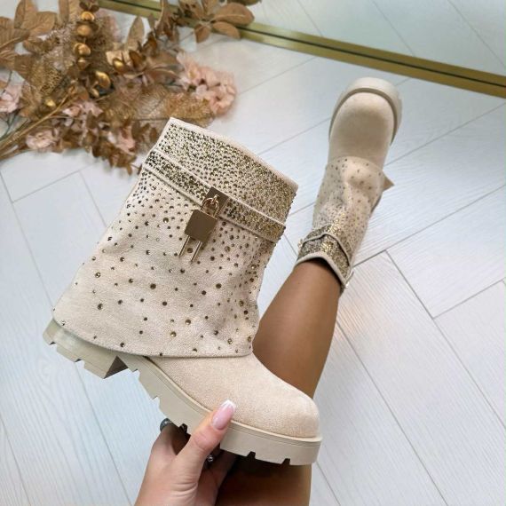 *ACTIE* STEPH BOOT 52098 BEIGE