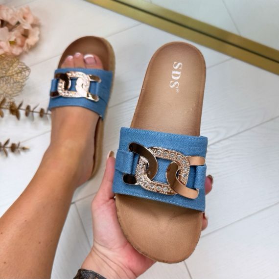 SPARK CHAIN SLIPPER 9896 BLUE
