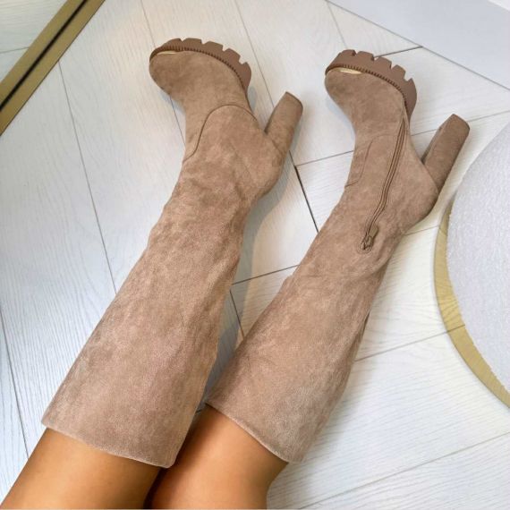 GOLDEN DETAIL HEEL 0-515 KHAKI