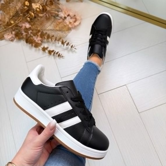 *SALE* ELINA SNEAKER 0280 BLACK *WEBONLY*