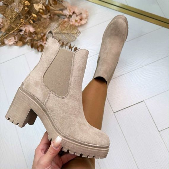 ELINE HAKBOOT DES620S *KHAKI/SUE*