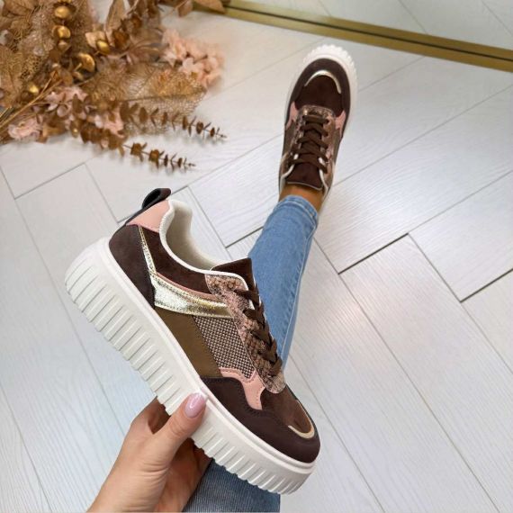 LIZZY SNEAKER 8-213 BROWN