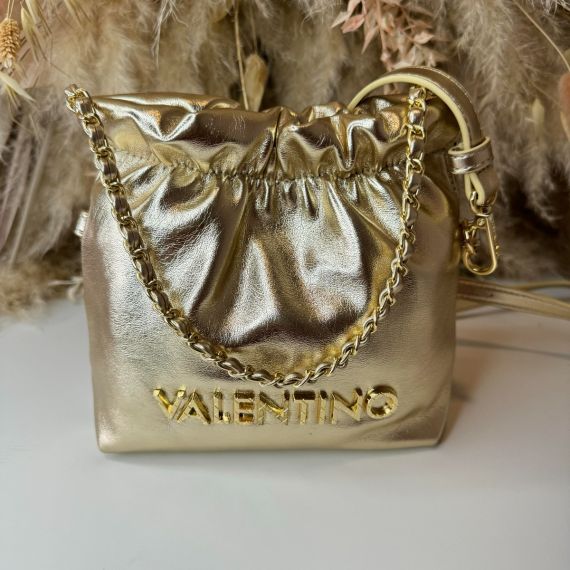 VALENTINO BAGS PACHA SMALL BUCKET BAG VBS8AF33MET ORO
