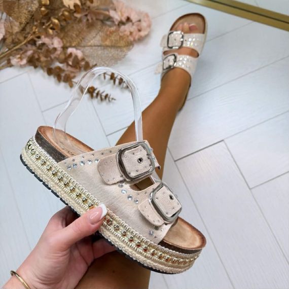 STONES GESP SLIPPER BXJ-108 BEIGE