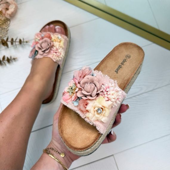 FLOWER SLIPPER 5216 PINK