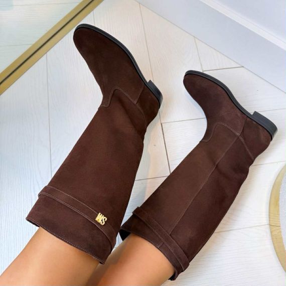 STEVE MADDEN NOVI LAARS 4728 DK BROWN SUEDE