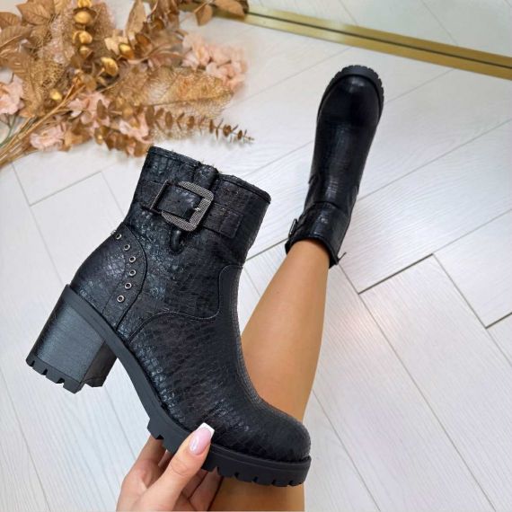 CROCO BOOT Y2321 BLACK