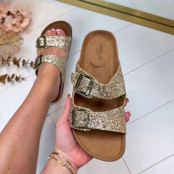GLITTER SLIPPER Y23-50 GOLD