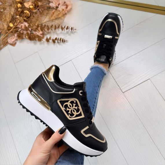 GUESS 4G LOGO SNEAKER FLJKOYELE12 BLKPL