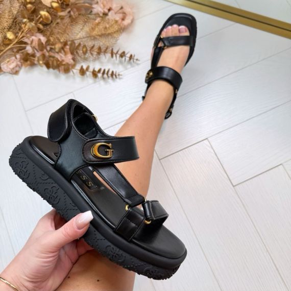GUESS PLAIN SANDAAL FLJLANELE03 BLACK