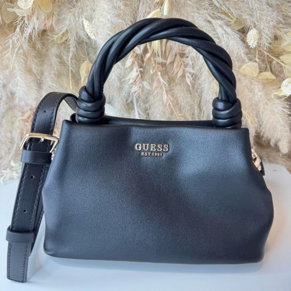 GUESS SANSA TOP CROSSBODY BAG NG847611 BLACK