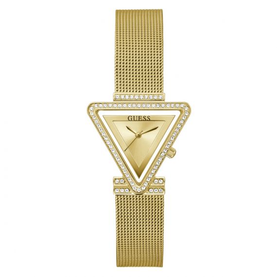 GUESS TRIANGLE STONES WATCH GW0508L2 GOLD